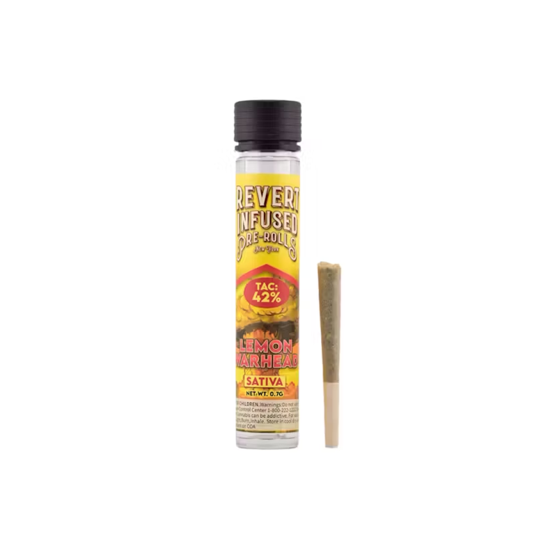 Revert Infused Preroll 0 7g Lemon Warhead