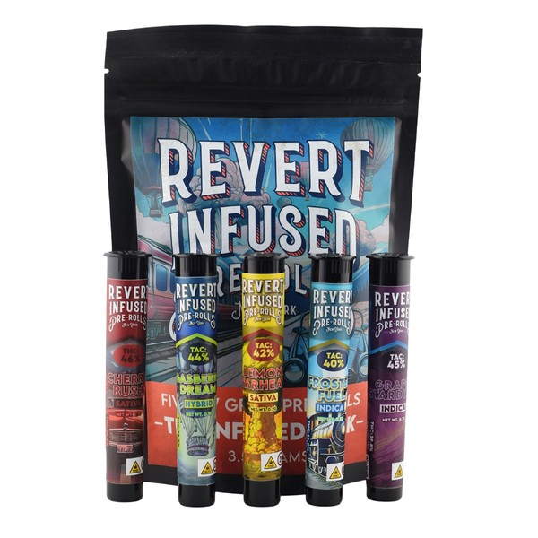 Revert |Infused Preroll | 5 Pack | Variety Pack | 3.5g