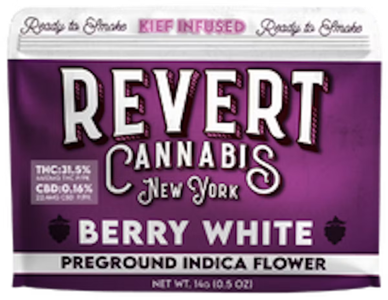 Revert Berry White Kief Infused Ground Flower 14g