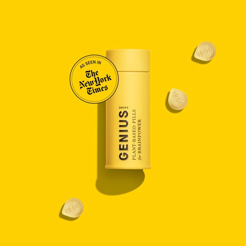 1906 | GENIUS | 30 Pills Tin | Edibles | 75mg