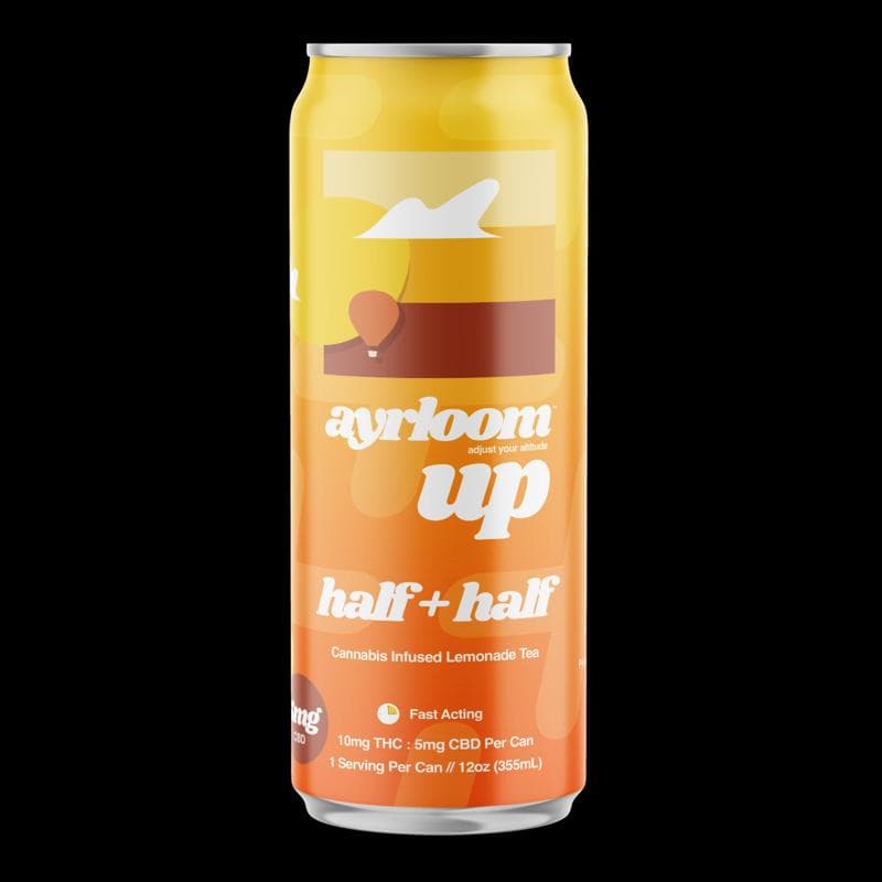 Ayrloom | Half & Half  | 2:1 (THC:CBD) | Single Beverage | 10mg