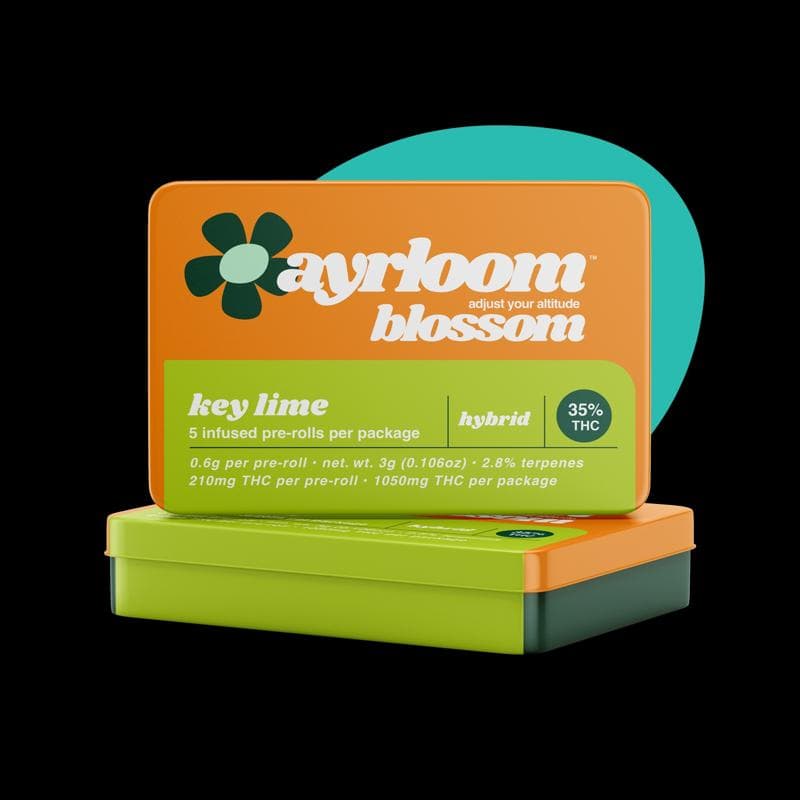 Ayrloom | Key Lime | 5 Pack Prerolls | 3g