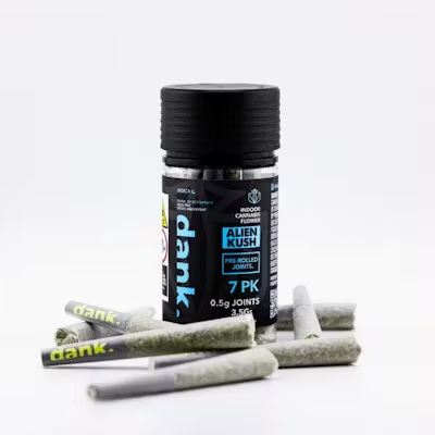Dank | Preroll 7 Pack | Alien kush | 3.5g